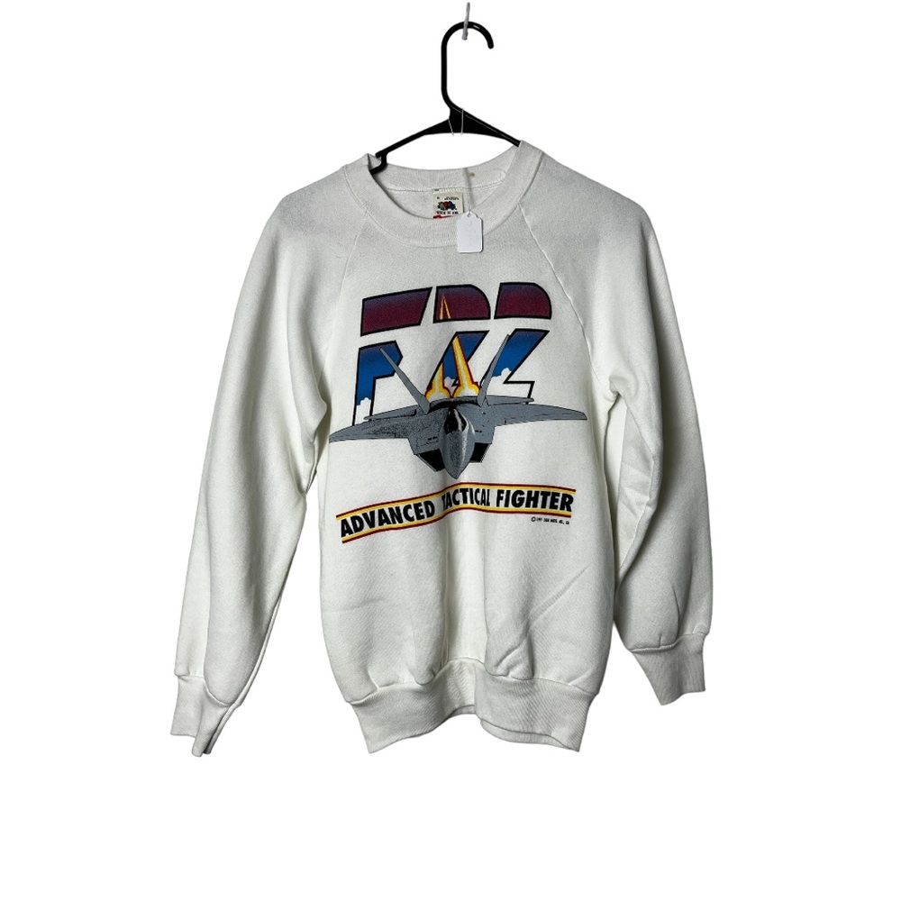 Old fruit of loom tag size Small FIGHTERJET F22